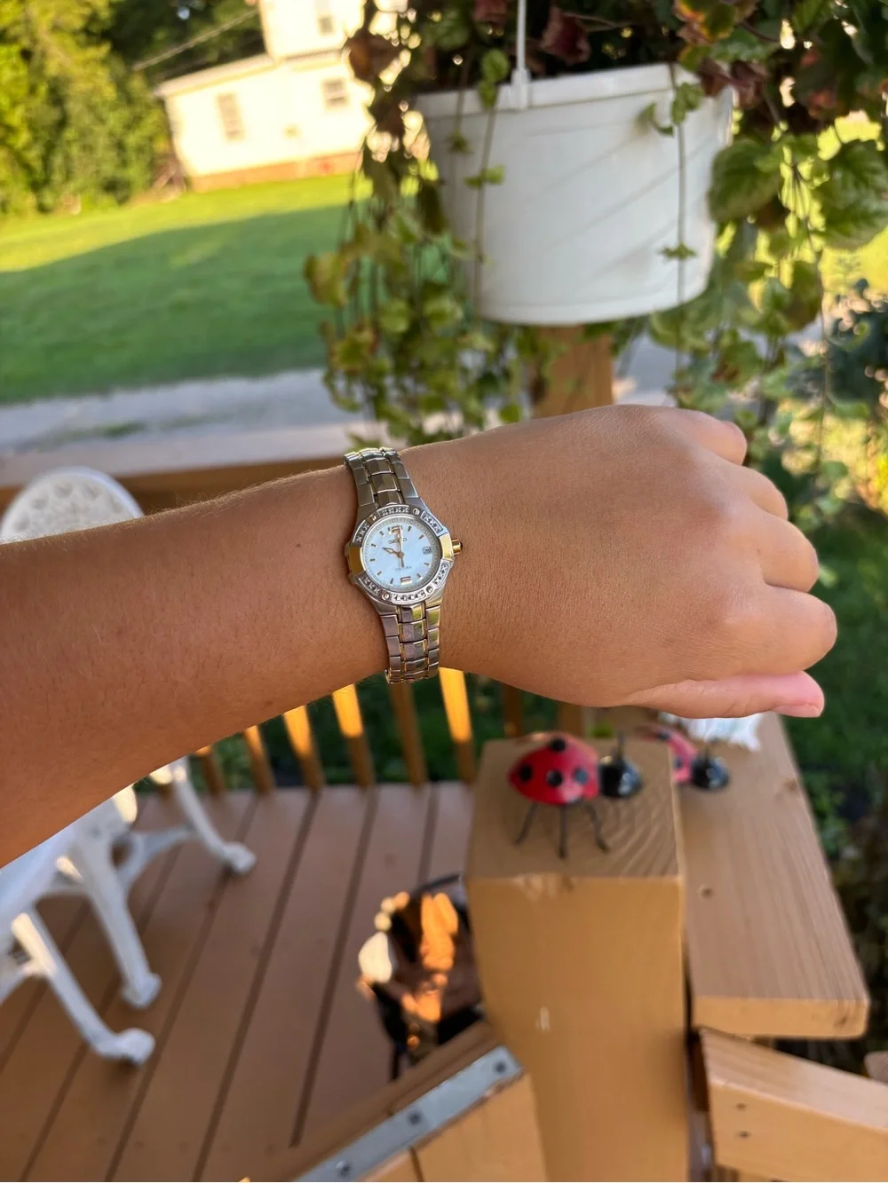 Seiko Coutura diamond Two-Tone Women's Bracelet Watch - Silver & Gold
